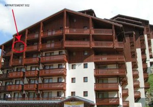 Résidence Valmonts A, Les Ménuires, appartement 2 pièces