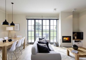 Reetland am Meer - Luxus Reetdachvilla mit 3 Schlafzimmern, Sauna und Kamin E07
