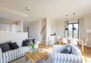 Reetland am Meer - Premium Reetdachvilla mit 3 Schlafzimmern, Sauna und Kamin E08