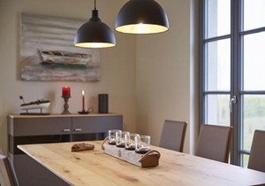 Reetland am Meer - Premium Reetdachvilla mit 3 Schlafzimmern, Sauna und Kamin E19