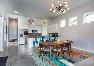 Relax in this huge East Austin home with a private patio & studio suite!