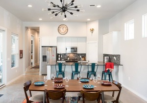 Relax in this huge East Austin home with a private patio & studio suite!