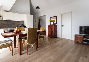 Relaxed peace above the rooftops in Überlingen West with a view of Lake Constance