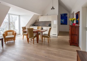 Relaxed peace above the rooftops in Überlingen West with a view of Lake Constance