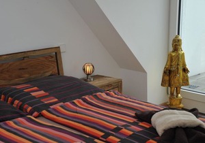 Relaxed peace above the rooftops in Überlingen West with a view of Lake Constance