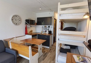 Renovated 5-person studio at the foot of the resort