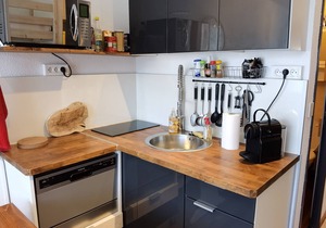 Renovated 5-person studio at the foot of the resort