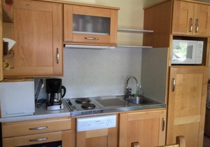 Resort center, 2nd floor, view mountain, balcony, parking, ski locker, 39m², Valloire