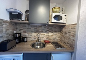 Resort center, 7th floor, balcony, tv, ski locker, 17m², Les Menuires