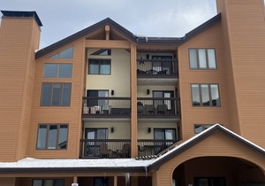 Right at the base of Pico, elevator building, Ski In Ski Out!