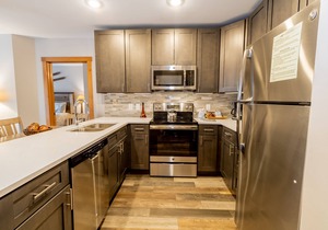 River Run Condo w/Slope Views from Balcony, Walk To Gondola/Shops/Dining!