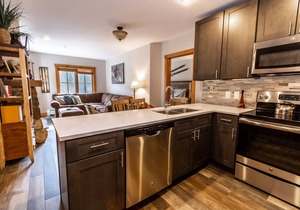 River Run Condo w/Slope Views from Balcony, Walk To Gondola/Shops/Dining!