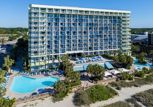 Room with Partial Ocean Views in South Myrtle Beach - Full Access to Amenities!