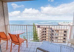 Royal Kahana 1104 - Oceanview Studio - Free Activities - Oceanfront Complex!