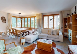 Rustic and quiet apartment in the center of St. Moritz Bad