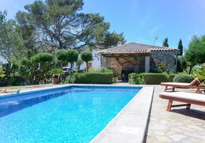 SA BASTIDA - Villa with private pool in Sant Joan. Free WiFi
