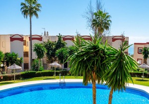 Seaview flat with pool in Mijas Costa Ref 17