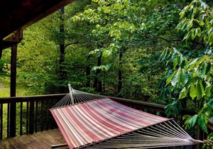 Secluded Hideaway Cabin boasting Wrap-Around Deck and Jacuzzi for two! Trail & Cave on property!