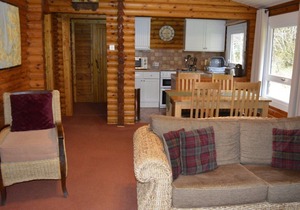 Self-Catering log cabin near Plockton and the Isle of Skye secluded, well equipped and dog friendly.