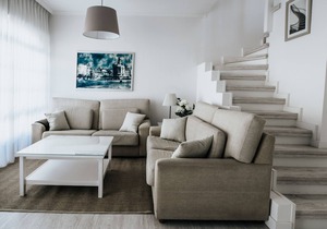 Semi-detached house 5 'walk from the beach