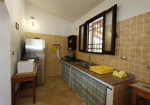 Semi-detached house with garden and pool