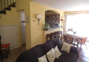 semi-detached two foor flat. Frontline on the beach in Estepona, Bahia Dorada.