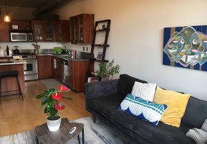 Serenity Pearl: West-Facing private terrace, garden, Roomba, Roku TV, parking