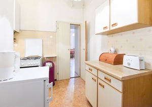 Simple, inexpensive apartment with a subway station on the doorstep