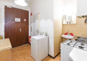 Simple, inexpensive apartment with a subway station on the doorstep