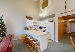 Ski-in/Ski-out Condo with Fireplace, Free WiFi & Shared Hot Tub