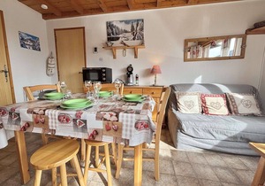 Ski-In/Ski-Out 2-Room Apartment with Terrace at Crest-Voland - Sleeps 4