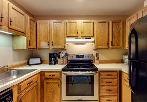 Ski-in/ski-out condo with mountain view, seasonal pool