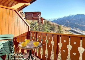 Ski-in/ski-out & foot of the slopes, 7th floor, balcony, tv, ski locker, 30m², Les Menuires