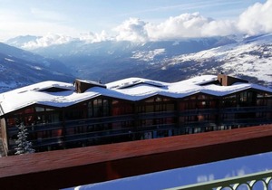 Ski-in/ski-out & foot of the slopes, 4th floor, view valley, balcony, tv, ski locker, 57m², Les Arcs