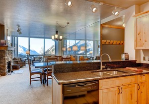 Ski in/Ski Out to Snowbird Ski Area in Spacious Condominium with Two Fireplaces