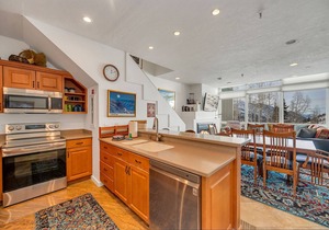 Ski in/Ski Out to Snowbird in Charming Condominium with Open Loft and Fireplace