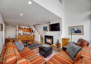 Ski in/Ski Out to Snowbird in Charming Condominium with Open Loft and Fireplace