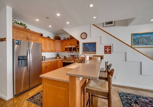 Ski in/Ski Out to Snowbird in Charming Condominium with Open Loft and Fireplace