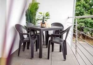 Smart Resorts - Haus Opal - Ferienwohnung 402 mit 1 Schlafzimmer und Balkon, max