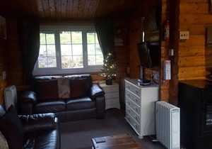SNOWDONIA LOG CABIN RETREAT 4 BERTH FAMILY/PET FRIENDLY. STUNNING MOUNTAIN VIEWS