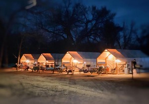 Son's River Ranch Glamping Cabin #1 Rare Find! Glamping on the Gorgeous San Marcos River!