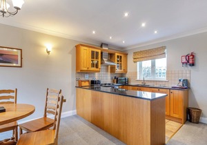 Spacious and stylish villa with beach views.