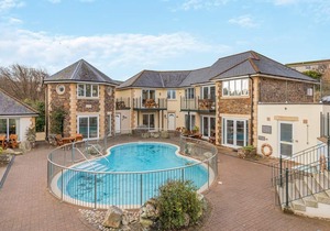 Spacious and stylish villa with beach views.