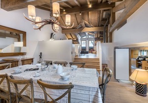 Spacious Chalet in the Heart of Courchevel Village with Modern Amenities