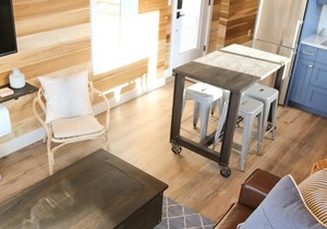 Star Lily: hillside tiny home with fire‑pit