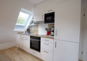 Starklef 21, Whg. 2 - vacation apartment in Wyk, 3 persons + baby on the upper floor, 2-family house