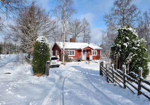 Step into a decorative cottage with a rustic flair.