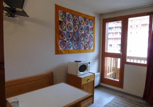 Studio à Valfréjus près des pistes, balcon ouest, 3 pers - FR-1-561-39