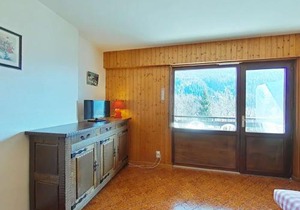 Studio 4 couchages, proche télécabine, parking, animaux acceptés - FR-1-241-75
