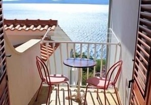 Studio apartment in Pisak with Seaview, Balcony, Air condition, WIFI (4722-3)